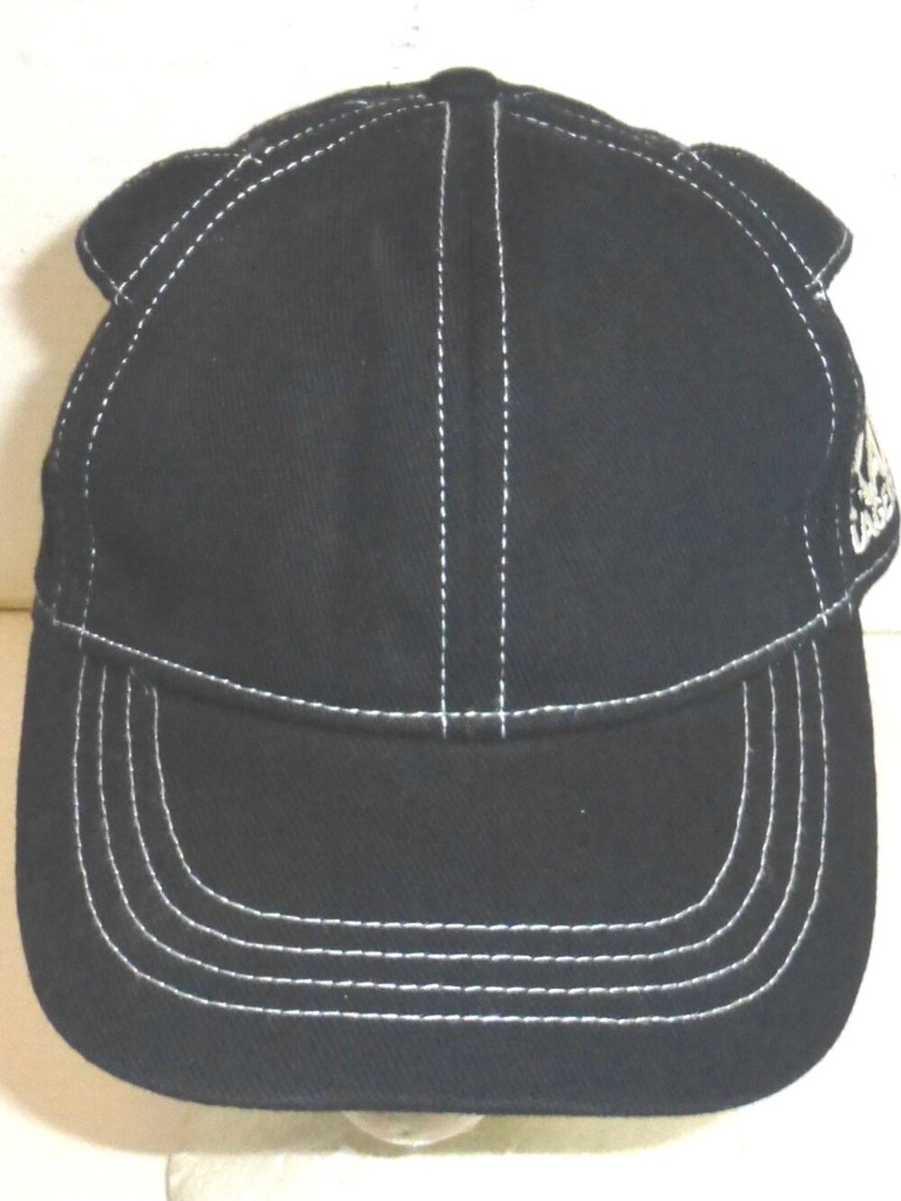 Karl Lagerfeld Paris Cat Ears Strapback Adjustable Embroidered Hat Black